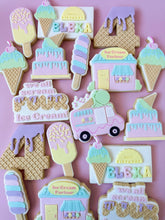 Load image into Gallery viewer, Soft Serve Ice Cream Debosser Stamp with matching Cookie Cutter
