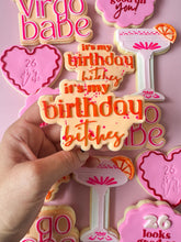 Load image into Gallery viewer, It&#39;s my birthday B*%#hes Cookie Cutter and Stamp stl file
