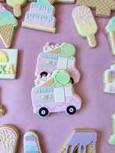 Load image into Gallery viewer, Ice Cream Truck Debosser Stamp with matching Cookie Cutter
