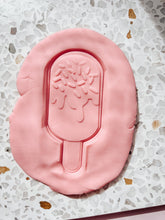 Load image into Gallery viewer, Ice Cream Paddle Pop Debosser Stamp with matching Cookie Cutter
