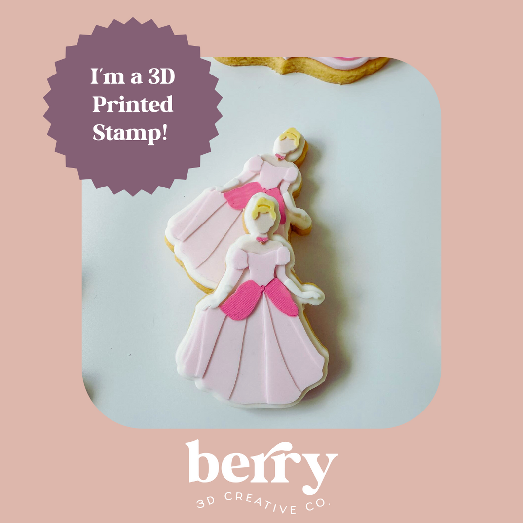 Princess debosser Stamp with matching Cookie Cutter