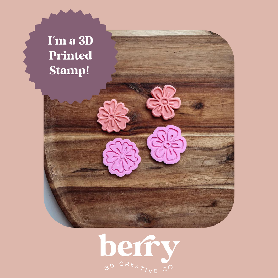 Mini Flower Debosser Stamps