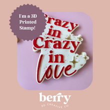 Load image into Gallery viewer, Crazy in love Debosser and matching cutter
