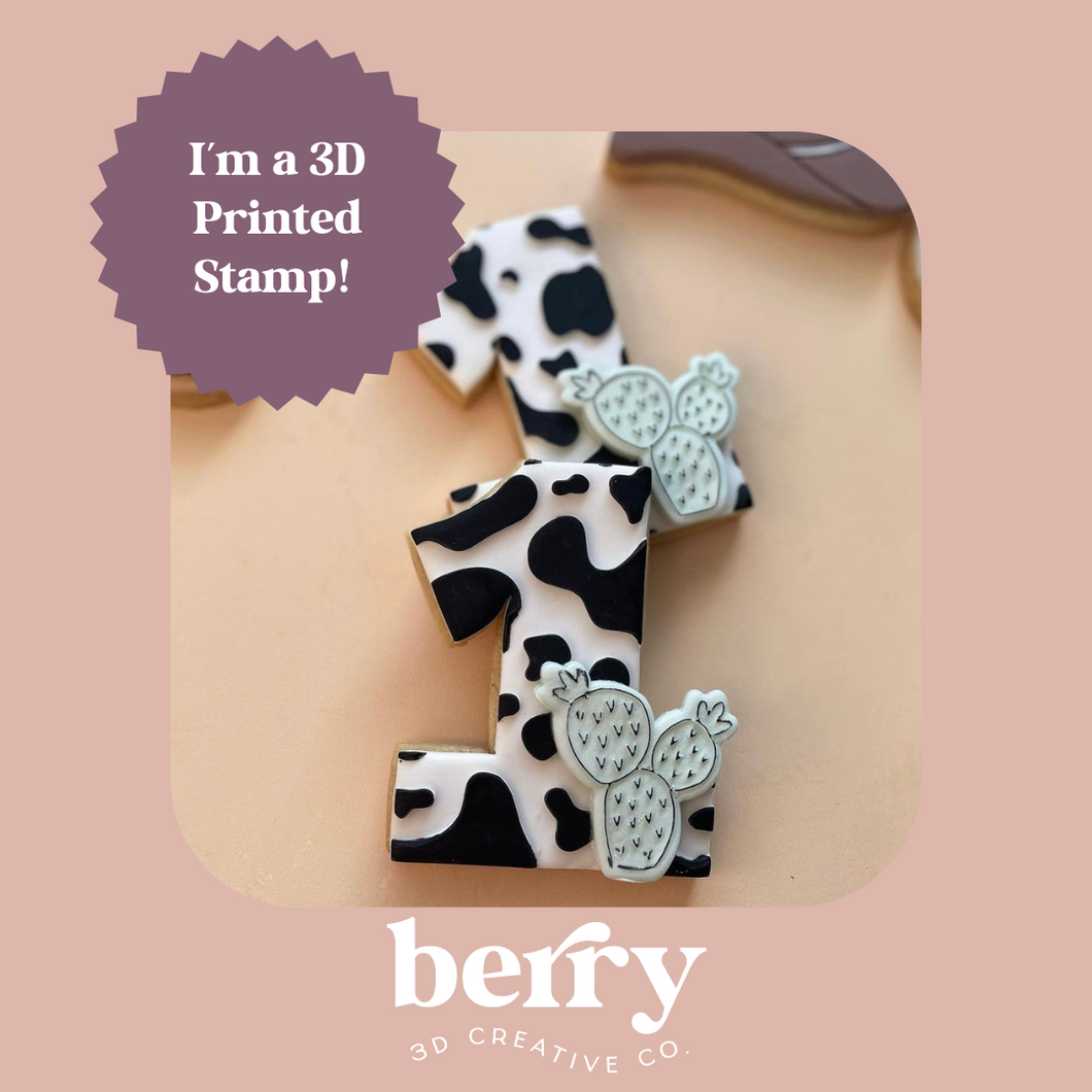 Cow Print Texture Stamp