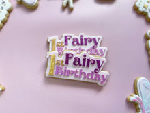 Load image into Gallery viewer, Fairy 1st Birthday Debosser with matching cookie cutter
