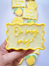 Load image into Gallery viewer, &quot;Oh Baby, Baby&quot; wavy edged Debosser and matching cutter
