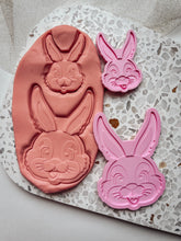 Load image into Gallery viewer, Cottontail Bunny Face Debosser and matching cutter
