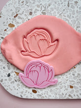 Load image into Gallery viewer, Small closed bud peony debosser and matching cutter
